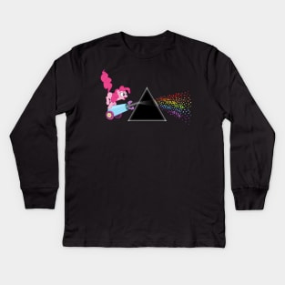 Pinkie pie Dark Side of the Moon Kids Long Sleeve T-Shirt